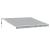 Copertină retractabilă antracit/alb, 4x3 m, textil/aluminiu GartenMobel Dekor