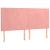 Pat box spring cu saltea, roz, 160x200 cm, catifea GartenMobel Dekor