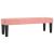 Pat box spring cu saltea, roz, 160x200 cm, catifea GartenMobel Dekor