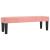 Pat box spring cu saltea, roz, 200x200 cm, catifea GartenMobel Dekor