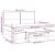 Pat box spring cu saltea, roz, 200x200 cm, catifea GartenMobel Dekor