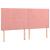 Pat box spring cu saltea, roz, 200x200 cm, catifea GartenMobel Dekor