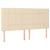 Pat box spring cu saltea, crem, 200x200 cm, textil GartenMobel Dekor
