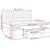 Pat box spring cu saltea, crem, 200x200 cm, textil GartenMobel Dekor