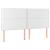 Pat box spring cu saltea, alb, 200x200 cm, piele ecologică GartenMobel Dekor