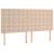 Pat box spring cu saltea, cappuccino, 180x200cm piele ecologică GartenMobel Dekor