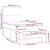 Pat box spring cu saltea, negru, 90x190 cm, catifea GartenMobel Dekor