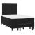 Pat box spring cu saltea, negru, 120x200 cm, catifea GartenMobel Dekor