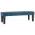 Pat box spring cu saltea, albastru închis, 140x190 cm, catifea GartenMobel Dekor