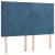 Pat box spring cu saltea, albastru închis, 140x190 cm, catifea GartenMobel Dekor
