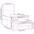 Pat box spring cu saltea, negru, 80x200 cm, catifea GartenMobel Dekor