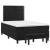 Pat box spring cu saltea, negru, 120x200 cm, catifea GartenMobel Dekor