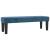 Pat box spring cu saltea, albastru închis, 160x200 cm, catifea GartenMobel Dekor