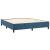 Pat box spring cu saltea, albastru închis, 160x200 cm, catifea GartenMobel Dekor