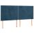Pat box spring cu saltea, albastru închis, 180x200 cm, catifea GartenMobel Dekor