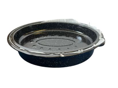 Tavă pentru Rață Emailată 37 x 26 cm Neagră Resigilat Handy KitchenServ