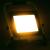 Proiector cu LED și mâner, alb cald, 100 W GartenMobel Dekor