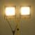 Proiector cu LED și trepied, 2x100 W, alb cald GartenMobel Dekor