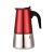 Espressor cu moka Metal Red , din oțel inoxidabil, compatibil cu inducție 0,2 L Handy KitchenServ