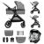 CARUCIOR KINDERKRAFT ESME, 3 IN 1, MOONLIGHT GREY SuperHeroes ToysZone