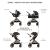 CARUCIOR KINDERKRAFT ESME, 3 IN 1, PURE BLACK SuperHeroes ToysZone