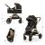 CARUCIOR KINDERKRAFT ESME, 3 IN 1, PURE BLACK SuperHeroes ToysZone