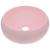 Chiuvetă de baie lux roz mat 40x15 cm ceramică rotund GartenMobel Dekor