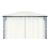 Pavilion cu perdele & șiruri lumini LED, crem, 4x3 m, aluminiu GartenMobel Dekor