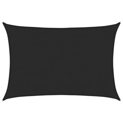 Pânză parasolar, negru, 5x6 m, HDPE, 160 g/m² GartenMobel Dekor