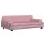 Canapea pentru copii, roz, 90x53x30 cm, catifea GartenMobel Dekor