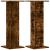 Suporturi de plante 2 buc. stejar fumuriu 30x30x80 cm lemn GartenMobel Dekor