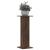 Suporturi plante 2 buc. maro stejar 30x30x80 cm lemn prelucrat GartenMobel Dekor