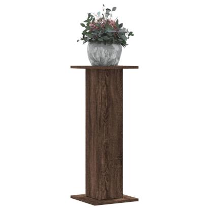 Suporturi plante 2 buc. maro stejar 30x30x80 cm lemn prelucrat GartenMobel Dekor