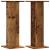 Suporturi de plante 2 buc. lemn vechi 30x30x80cm lemn prelucrat GartenMobel Dekor