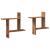 Rafturi perete, 2 buc., lemn vechi, 50x12x50 cm, lemn prelucrat GartenMobel Dekor