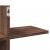 Raft de perete, stejar maro, 124,5x18x60,5 cm, lemn prelucrat GartenMobel Dekor