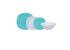 Set serviciu de masa Luminarc Carine, 19 piese, Turquoise&White Resigilat Handy KitchenServ