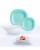 Set serviciu de masa Luminarc Carine, 19 piese, Turquoise&White Resigilat Handy KitchenServ