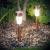 Lampă solară LED pt. exterior - 300 x 45 mm, metal,  Auriu rosé Best CarHome