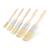HANDY - Set pensule, mâner lemn - 5 buc. - 1 x 1" / 2 x 1,5" / 2 x 2" Best CarHome