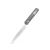 Set de 4 Ustensile pentru Gratar, Cleste, Furculita, Cutit si Spatula din Otel Inoxidabil cu Maner din Lemn
