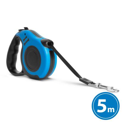 Lesă automată - 5 m - albastră Best CarHome