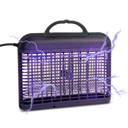 Capcana UV pentru Insecte, Iluminare LED, Tensiune 600V, Culoare Negru
