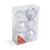 Set globuri argintii pentru brad - 6 piese /pachet Best CarHome