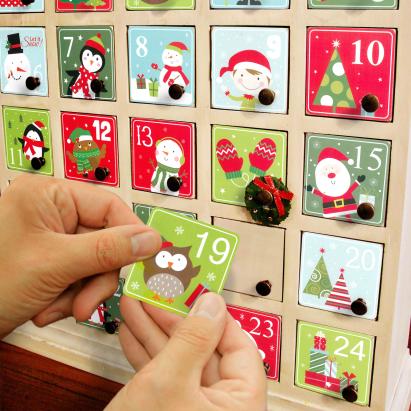 Set autocolante calendar de Advent - 5 x 5 cm Best CarHome