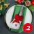 Decor tacâmuri de Crăciun - Cizmă cu Moș Crăciun - 12 cm - 2 tipuri - 2 buc./pachet Best CarHome