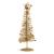 Brăduț metalic - ornament de Crăciun - 28 cm - auriu Best CarHome