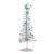 Brăduț metalic - ornament de Crăciun - 28 cm - argintiu Best CarHome