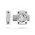 Zăvor pentru ușă de baie - aluminiu - 65 x 55 x 24 mm Best CarHome