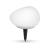 Lampă solară - formă piatră - sticlă mată - 165 x 142 x 115 mm - LED alb cald Best CarHome